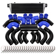 [US Warehouse] Car Universal Racing Intercooler Set Size: 28 x 7 x 2.5 inch